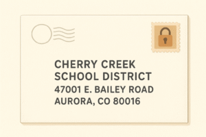 Cherry Creek School District Address