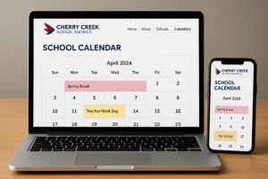 Cherrycreek School District Celender 2025-26